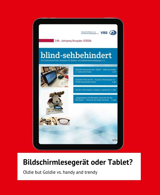 Titelbild der VBS-Zeitschrift 